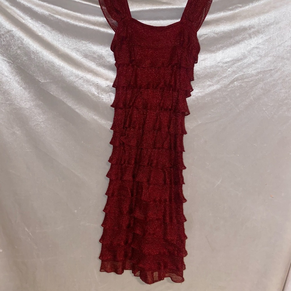 Maroon Red Party Dress